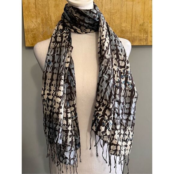 Semi-Sheer Scarf - Picture 1 of 12